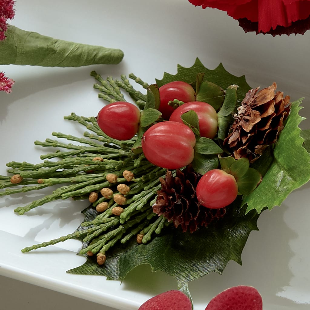 Red Berry Boutonniere – Guilles Flowers Santa Clara, San Jose CA