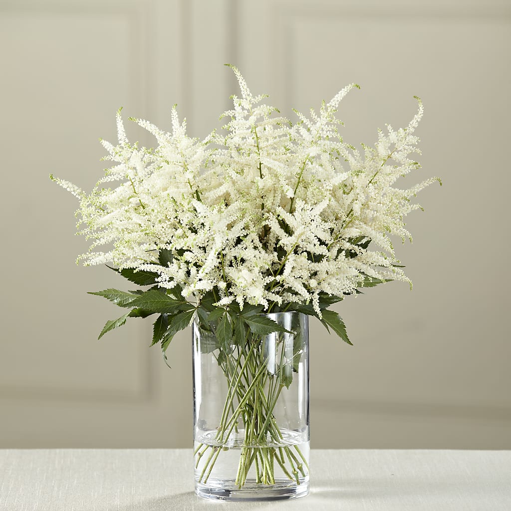 White Astilbe Bouquet – Guilles Flowers Santa Clara, San Jose CA