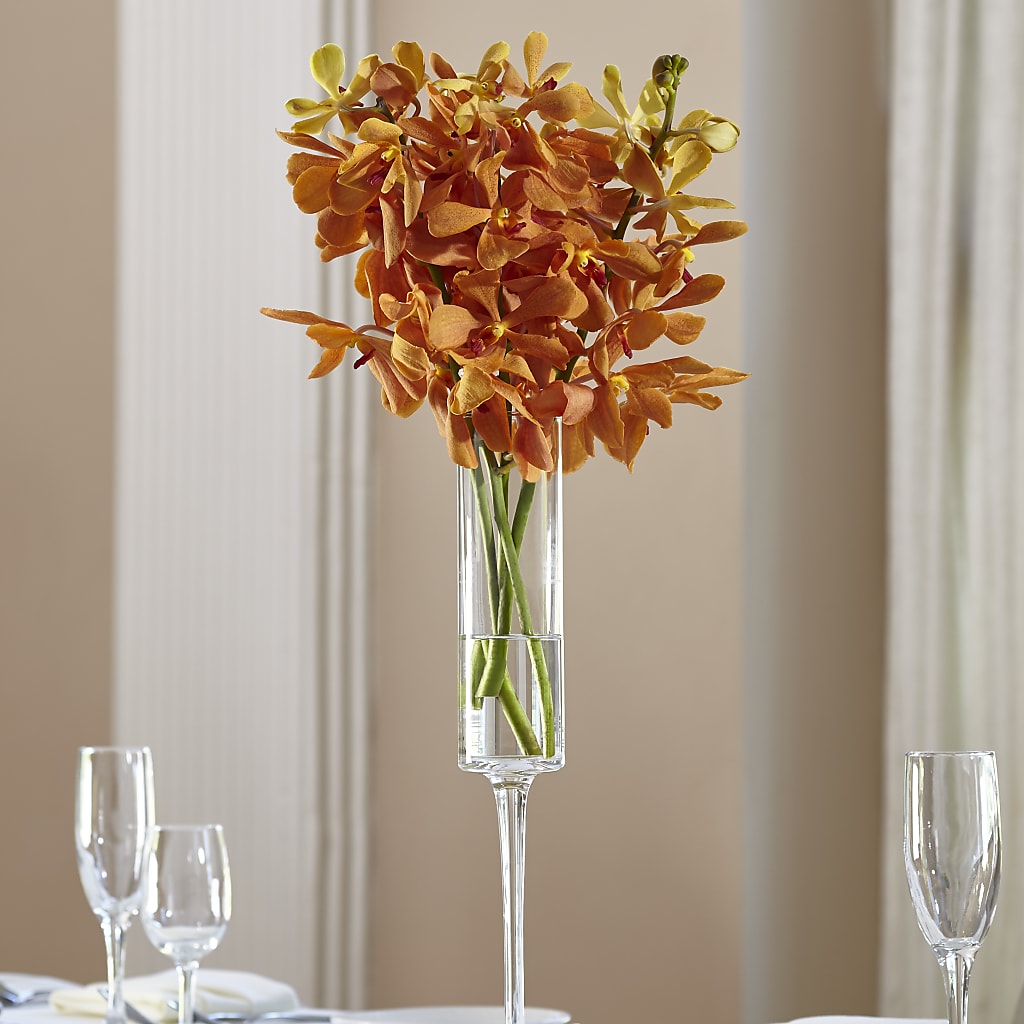 Orange Mokara Bouquet – Guilles Flowers Santa Clara, San Jose CA