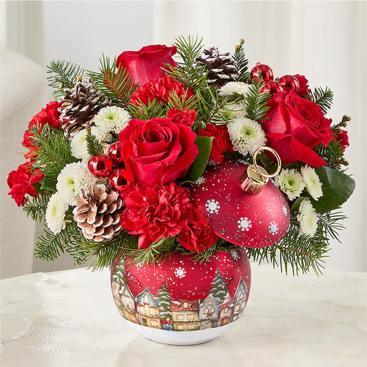 Christmas Carols Ornament –  Guilles Flowers Santa Clara, San Jose CA