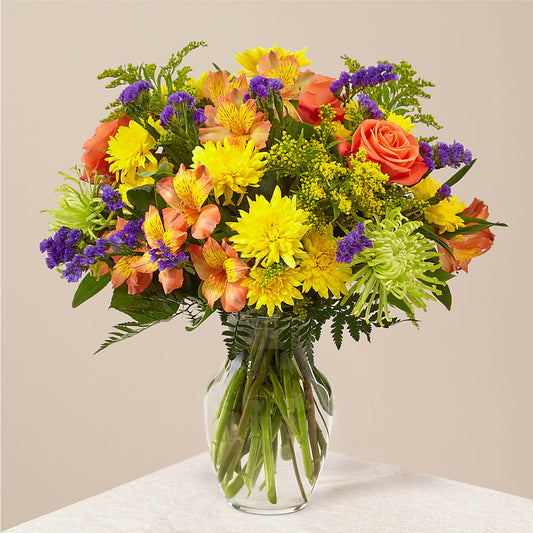 Marmalade Skies Bouquet –  Guilles Flowers Santa Clara, San Jose CA