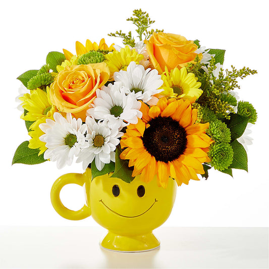 Be Happy Bouquet –  Guilles Flowers Santa Clara, San Jose CA