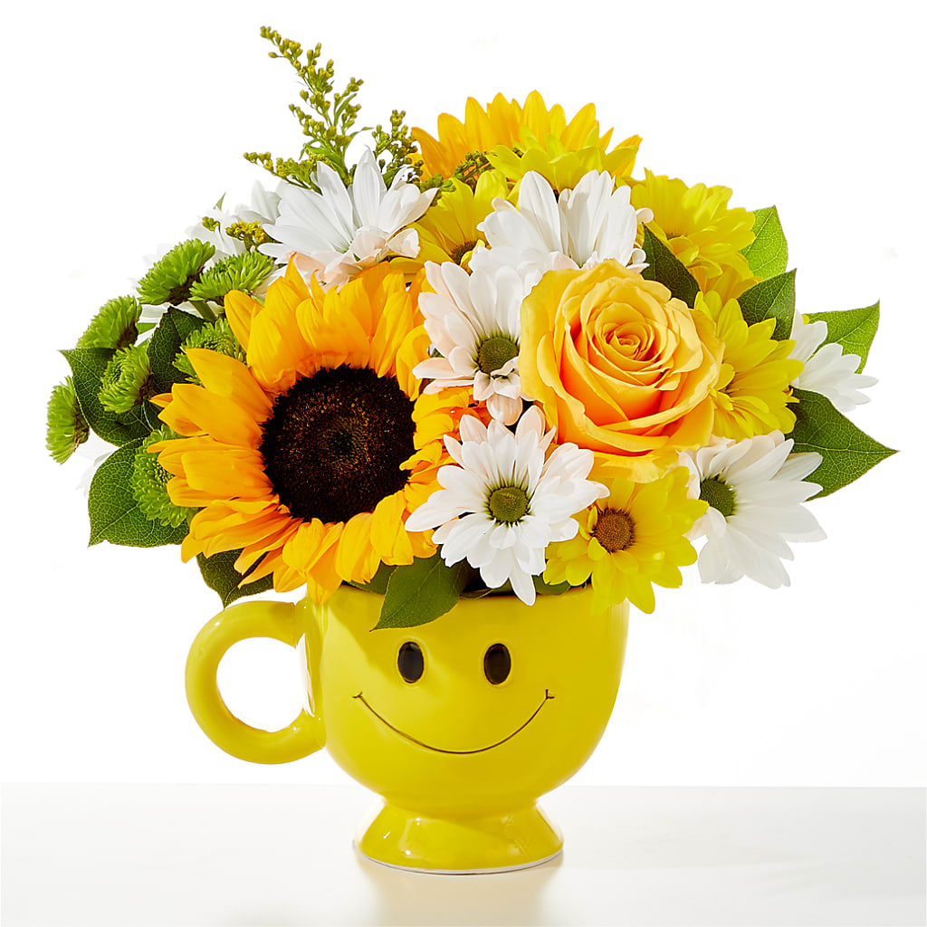Be Happy Bouquet –  Guilles Flowers Santa Clara, San Jose CA