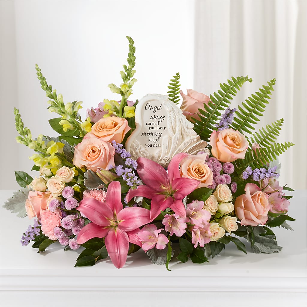 Gentle Light Arrangement –  Guilles Flowers Santa Clara, San Jose CA