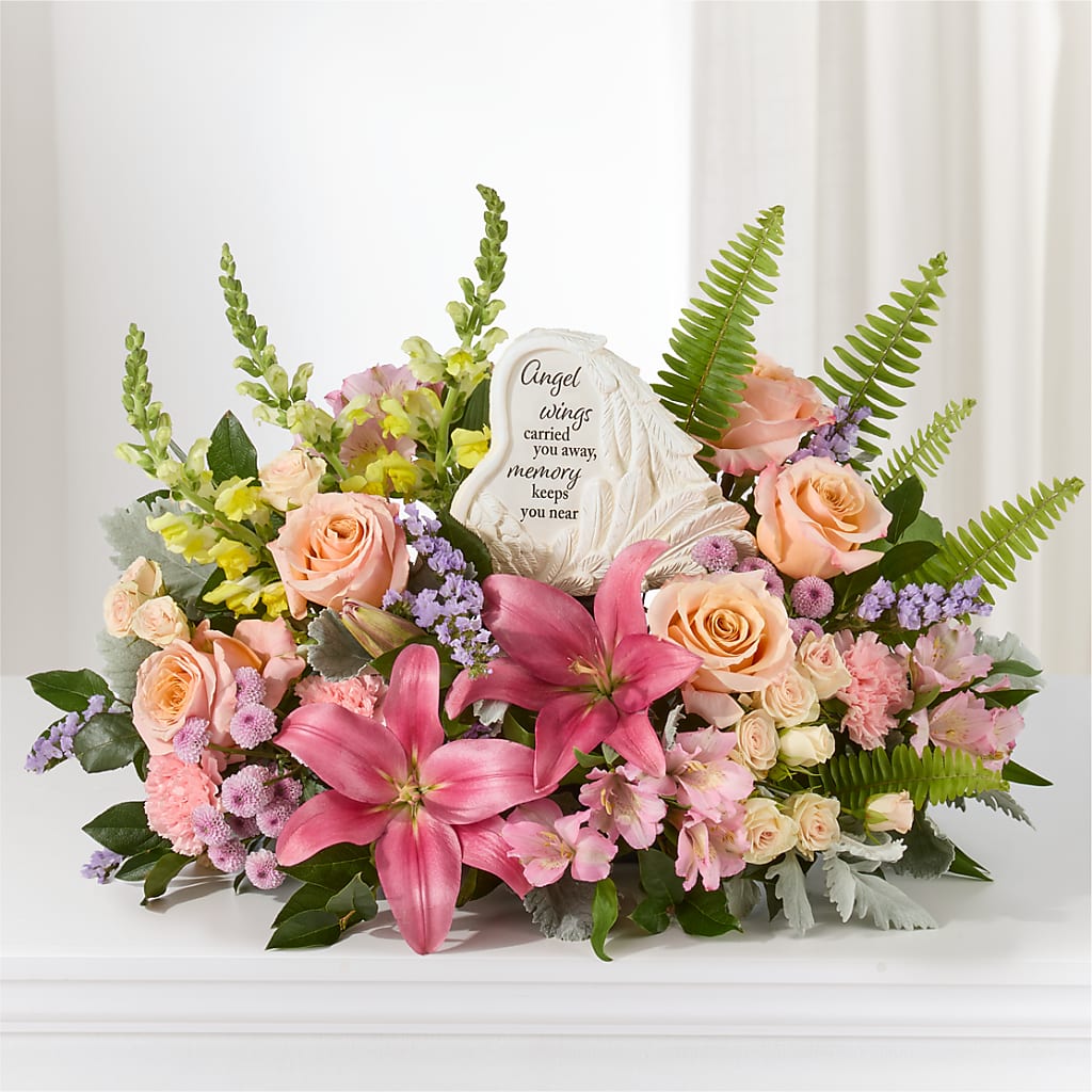 Gentle Light Arrangement –  Guilles Flowers Santa Clara, San Jose CA
