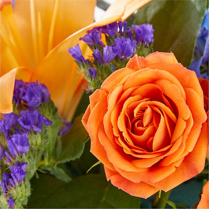 Radiant Citrus Box Bouquet –  Guilles Flowers Santa Clara, San Jose CA