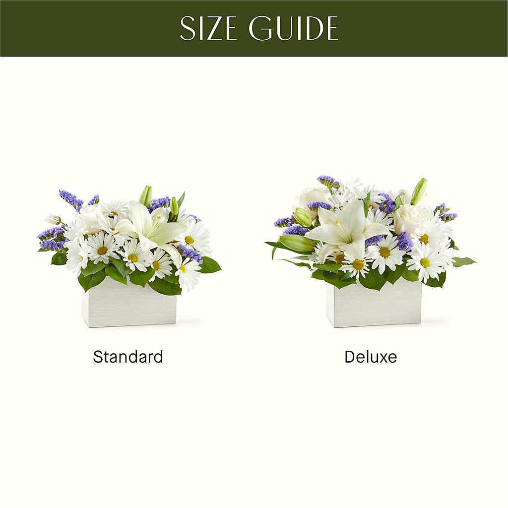 Beyond Blue Box Bouquet –  Guilles Flowers Santa Clara, San Jose CA