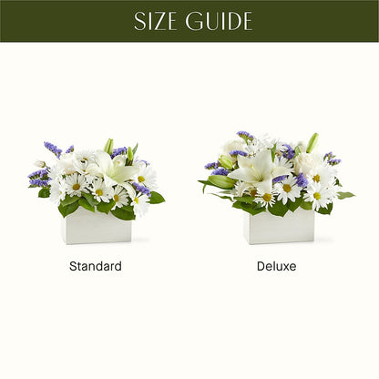 Beyond Blue Box Bouquet –  Guilles Flowers Santa Clara, San Jose CA