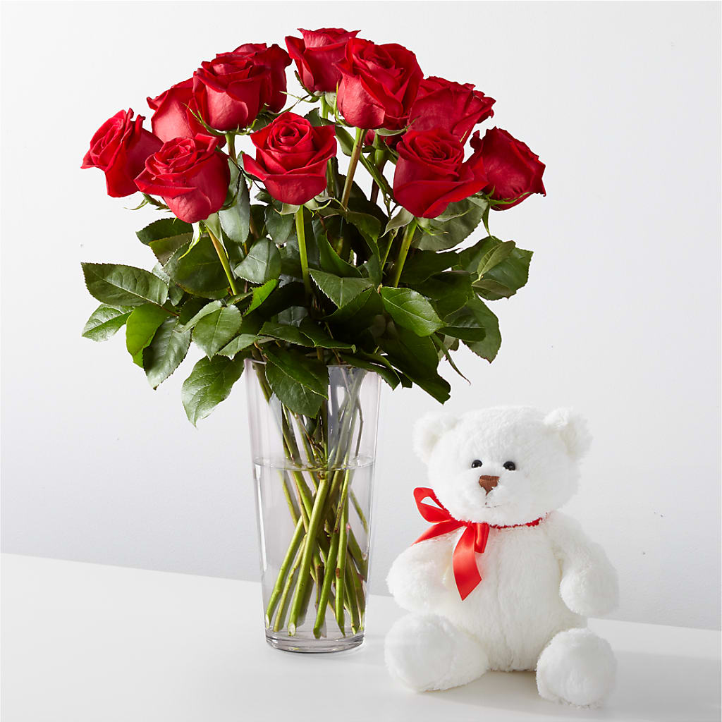 Romantic Long Stem Red Rose Bouquet Bundles –  Guilles Flowers Santa Clara, San Jose CA