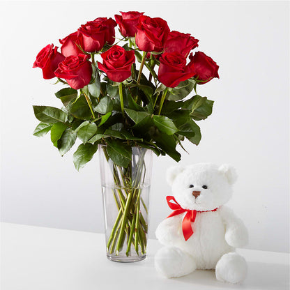 Romantic Long Stem Red Rose Bouquet Bundles –  Guilles Flowers Santa Clara, San Jose CA