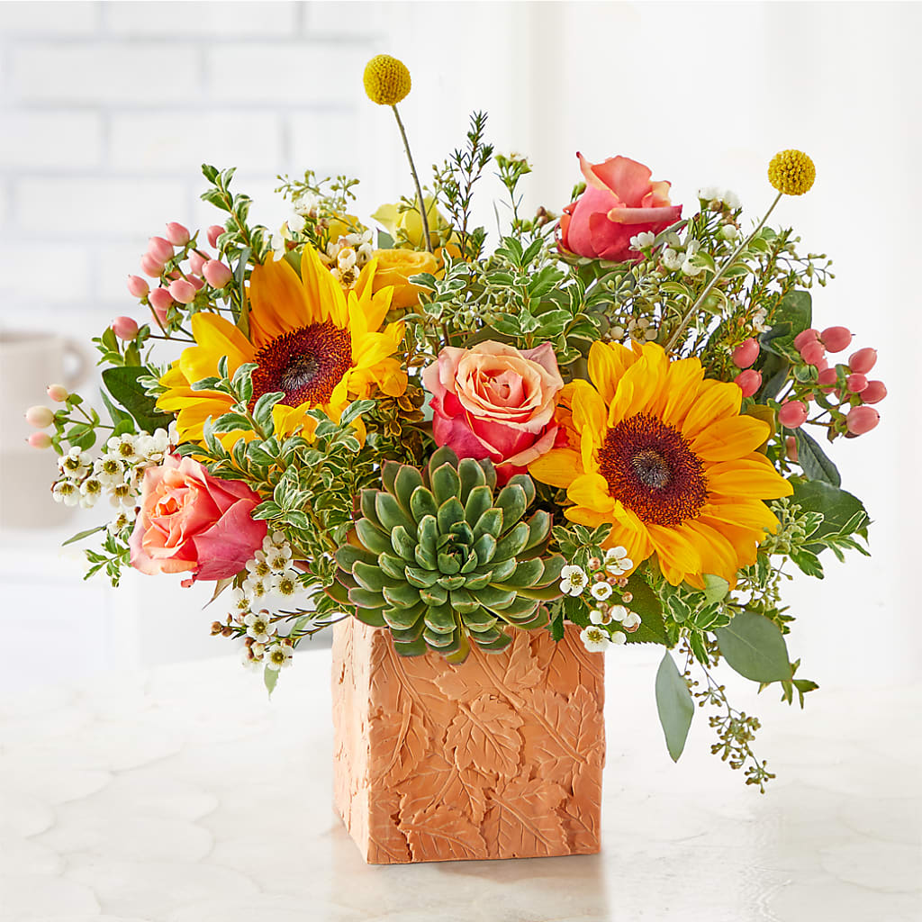 Sunflower Season Bouquet –  Guilles Flowers Santa Clara, San Jose CA