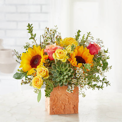Sunflower Season Bouquet –  Guilles Flowers Santa Clara, San Jose CA