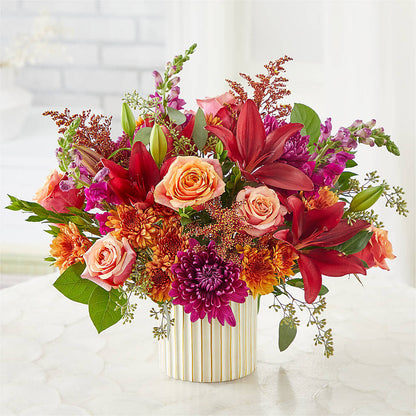 Burgundy Landscape Bouquet –  Guilles Flowers Santa Clara, San Jose CA