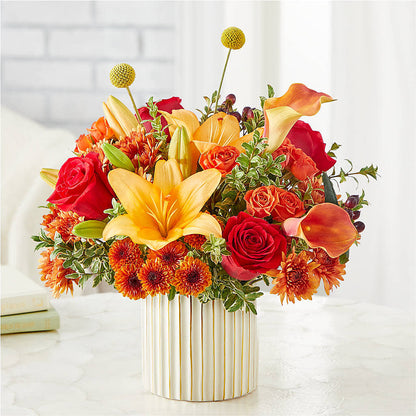 Scarlet Skies Bouquet –  Guilles Flowers Santa Clara, San Jose CA