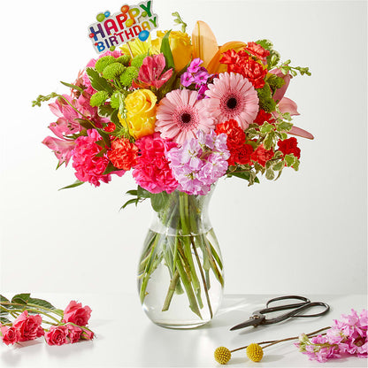 Cue the Confetti - A Florist Original –  Guilles Flowers Santa Clara, San Jose CA