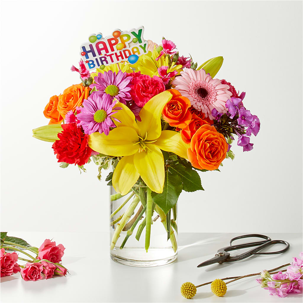 Cue the Confetti - A Florist Original –  Guilles Flowers Santa Clara, San Jose CA