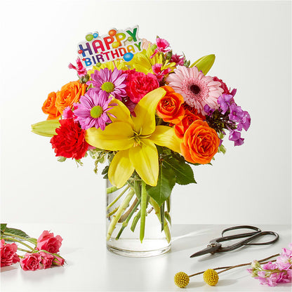 Cue the Confetti - A Florist Original –  Guilles Flowers Santa Clara, San Jose CA
