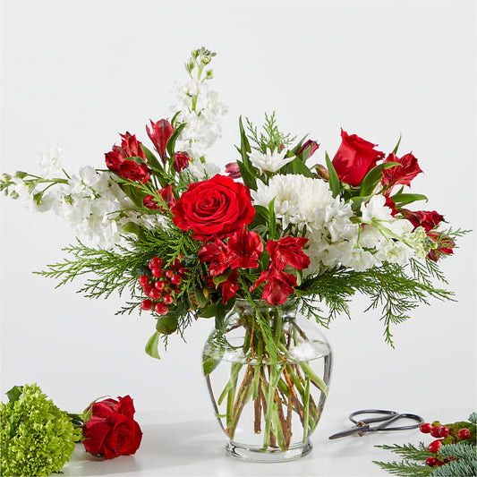 Merry Moment Bouquet – A Florist Original –  Guilles Flowers Santa Clara, San Jose CA