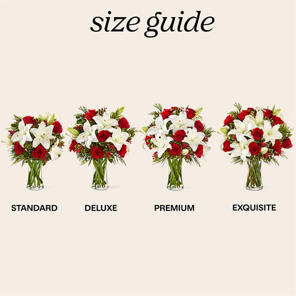 Sparkling Snowflakes Bouquet –  Guilles Flowers Santa Clara, San Jose CA