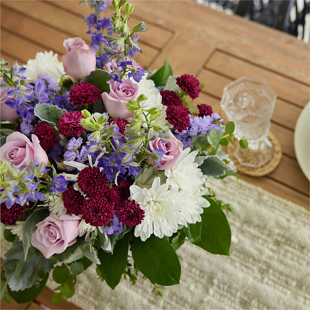 Violet Frost Bouquet –  Guilles Flowers Santa Clara, San Jose CA