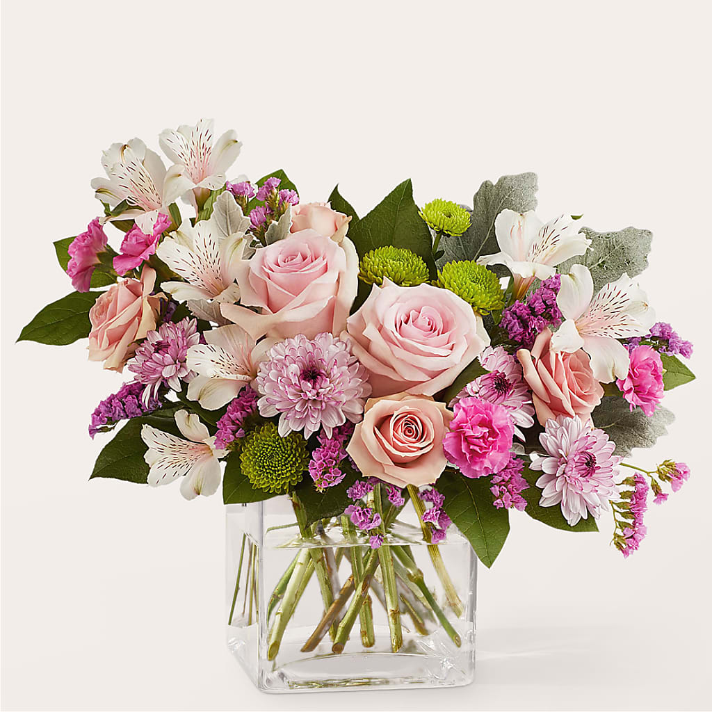 Pink Suede Bouquet –  Guilles Flowers Santa Clara, San Jose CA