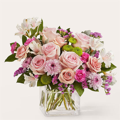 Pink Suede Bouquet –  Guilles Flowers Santa Clara, San Jose CA
