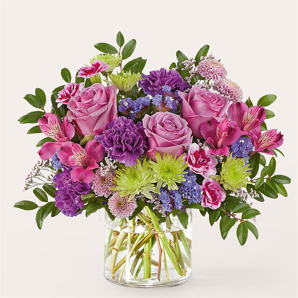 Glass Half Full Bouquet –  Guilles Flowers Santa Clara, San Jose CA