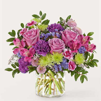 Glass Half Full Bouquet –  Guilles Flowers Santa Clara, San Jose CA