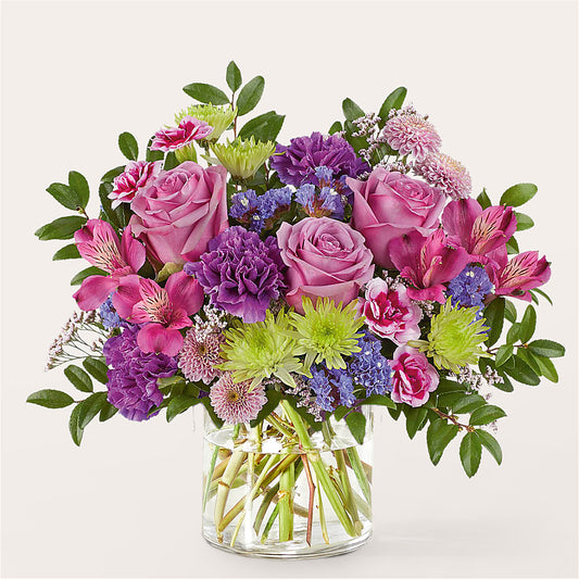 Glass Half Full Bouquet –  Guilles Flowers Santa Clara, San Jose CA