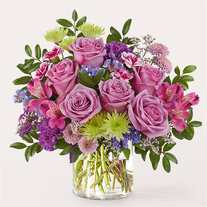 Glass Half Full Bouquet –  Guilles Flowers Santa Clara, San Jose CA