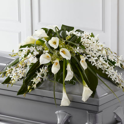 Angel Wings Casket Spray –  Guilles Flowers Santa Clara, San Jose CA