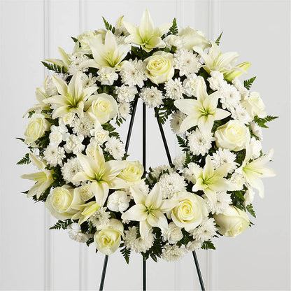 Treasured Tribute Wreath –  Guilles Flowers Santa Clara, San Jose CA