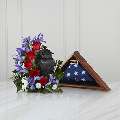 Patriotic Tribute Arrangement –  Guilles Flowers Santa Clara, San Jose CA
