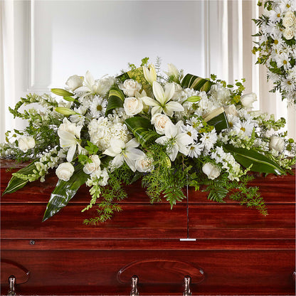 Abundance Casket Spray –  Guilles Flowers Santa Clara, San Jose CA