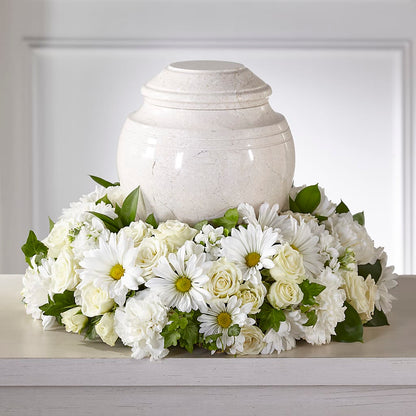 Ivory Gardens Cremation Adornment –  Guilles Flowers Santa Clara, San Jose CA