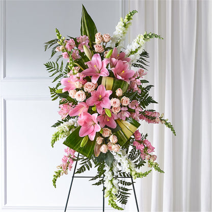 Elegant Embrace Standing Spray –  Guilles Flowers Santa Clara, San Jose CA