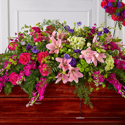 Radiant Tribute Casket Spray –  Guilles Flowers Santa Clara, San Jose CA