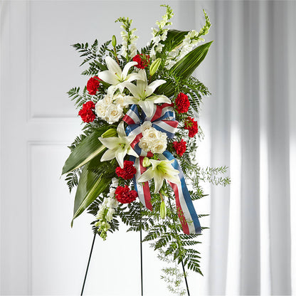 Stars of Life Standing Spray –  Guilles Flowers Santa Clara, San Jose CA