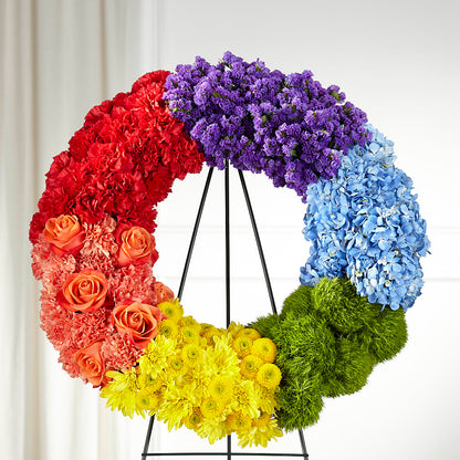 Circle of Love Wreath –  Guilles Flowers Santa Clara, San Jose CA