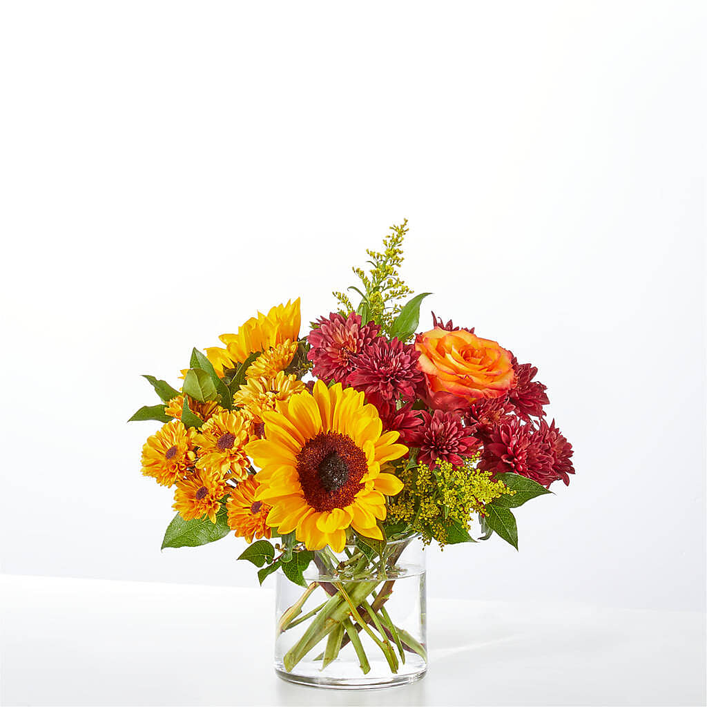 Flannel Scarf Bouquet –  Guilles Flowers Santa Clara, San Jose CA