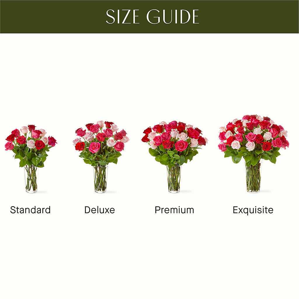 Charming Rose Bouquet –  Guilles Flowers Santa Clara, San Jose CA