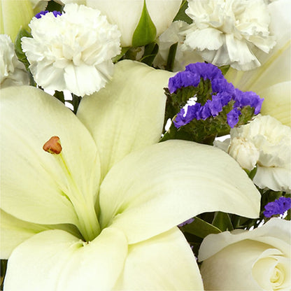 Sapphire Rush Bouquet –  Guilles Flowers Santa Clara, San Jose CA