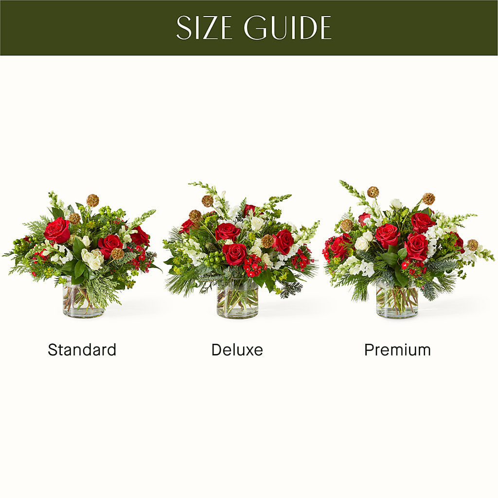 Deck the Halls Bouquet –  Guilles Flowers Santa Clara, San Jose CA