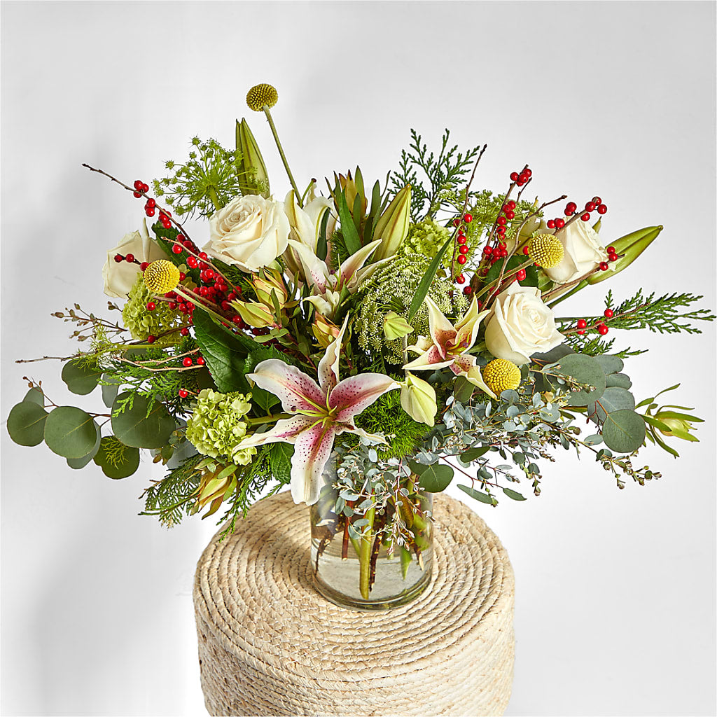 Berry & Bright Bouquet –  Guilles Flowers Santa Clara, San Jose CA