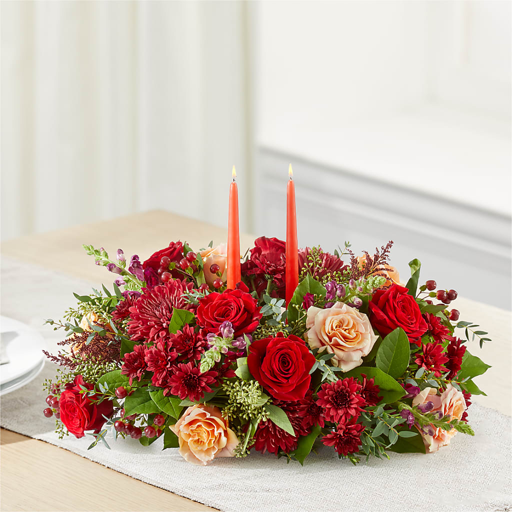 Most Thankful Centerpiece –  Guilles Flowers Santa Clara, San Jose CA