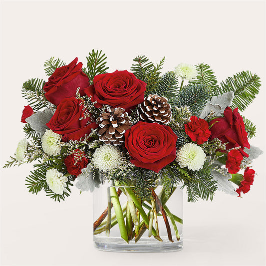 Yule Cheer Bouquet –  Guilles Flowers Santa Clara, San Jose CA