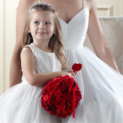 Pure at Heart Flower Girl Arrangement –  Guilles Flowers Santa Clara, San Jose CA