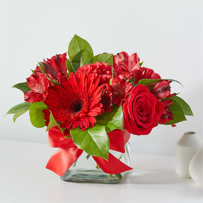 Red Hot Bouquet –  Guilles Flowers Santa Clara, San Jose CA