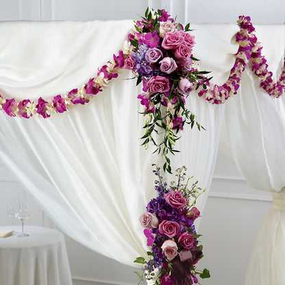 Color & Light Chuppah Decor –  Guilles Flowers Santa Clara, San Jose CA